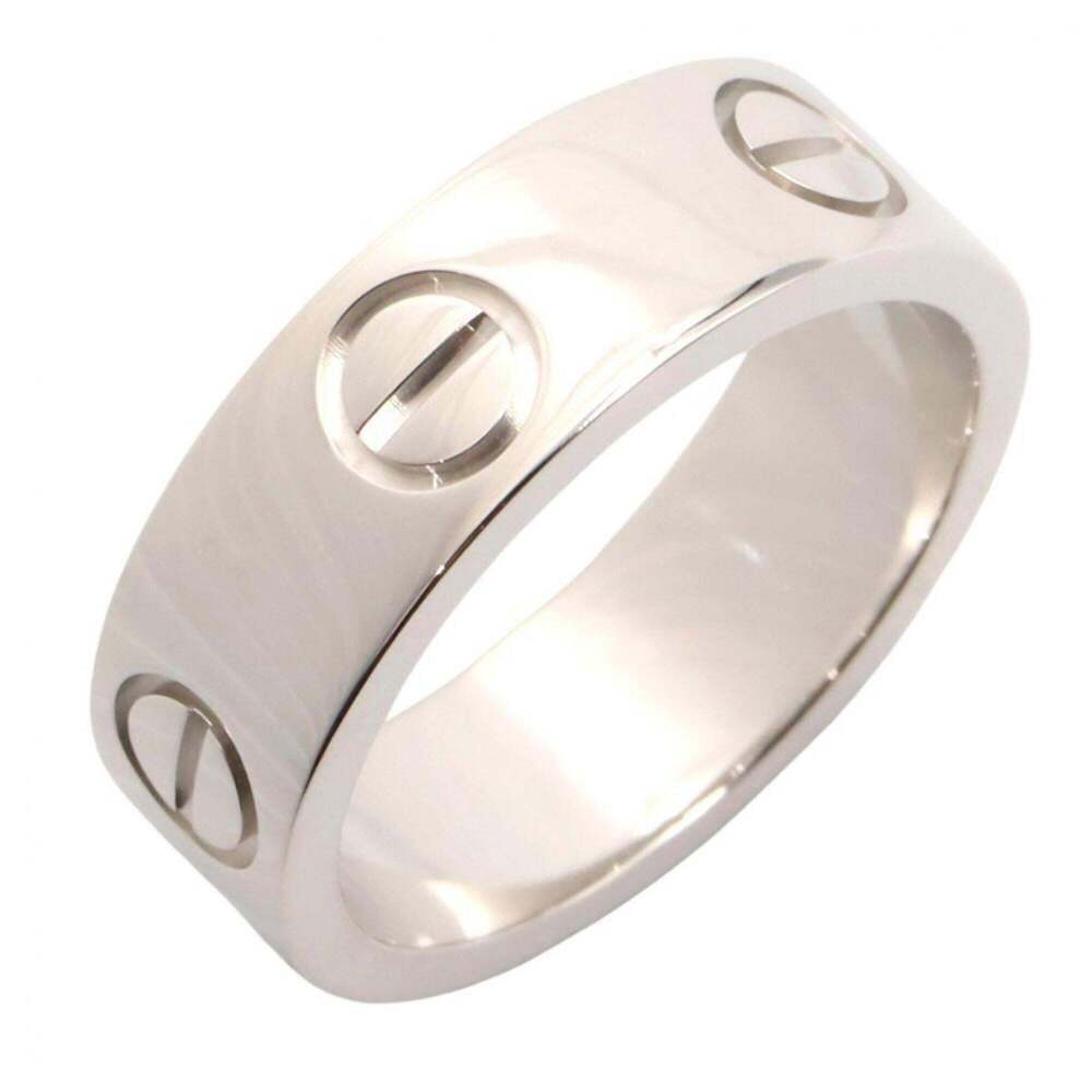 CARTIER 18k Silver Love Ring